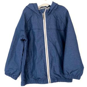 GYMBOREE Boys Blue Cotton Lined Rain Jacket Size XS (4)